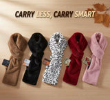 Zip & slay wrap scarf