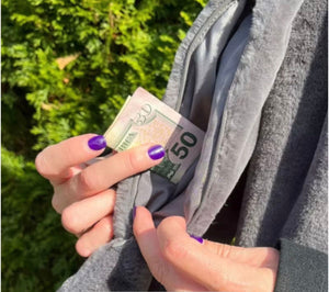 Zip & slay wrap scarf