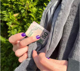 Zip & slay wrap scarf