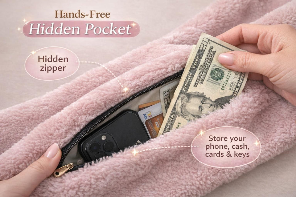 Zip & slay wrap scarf